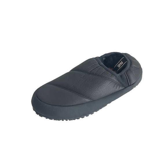 P448 Laby Slip-On Black Quilted Slippers, Size 38 (US 7.5) WORN ONCE - Picture 2 of 9